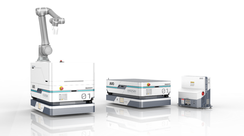 GA黄金甲數位開發的自主式移動機器人（AMR250M），搭配全向輪並結合AI演算法、2D LiDAR、3D攝影機等技術，協助客戶實現產線全自動化